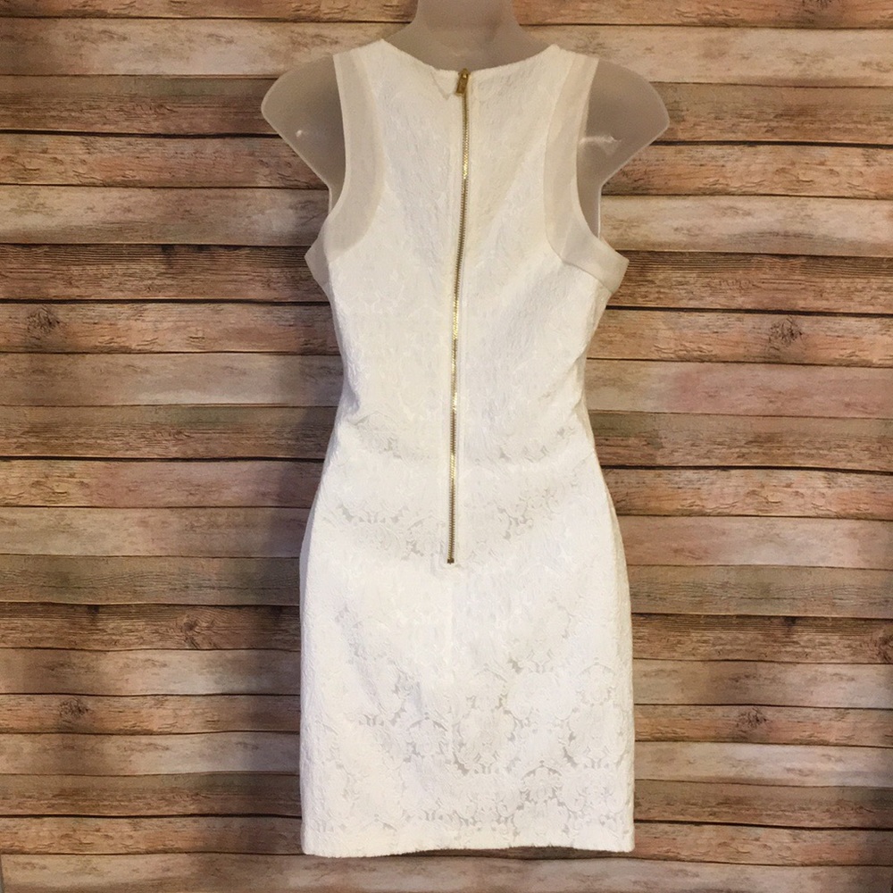 Size S Guess Ivory  Sleeveless Dress - Picture 2 of 7
